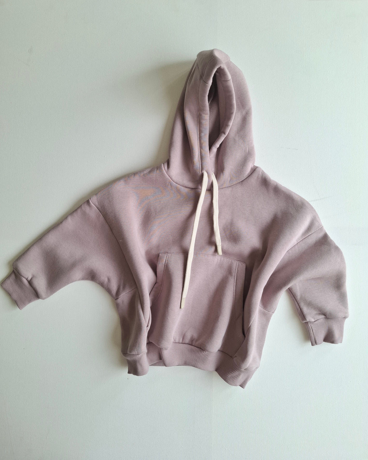 Fleeced Hoodie - Anthracite/Purple - 1-6Y