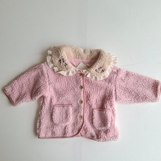 Shepherd Pink Jacket - 9M-4Y