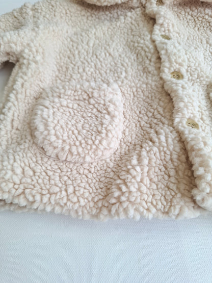 Shepherd Beige Jacket - 9M-4Y
