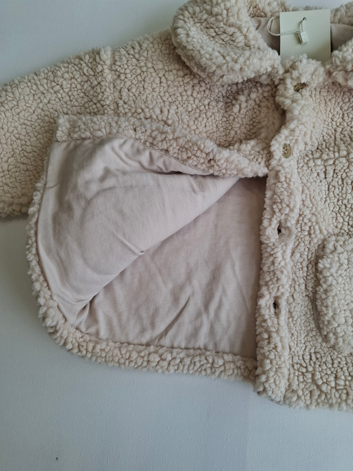 Shepherd Beige Jacket - 9M-4Y