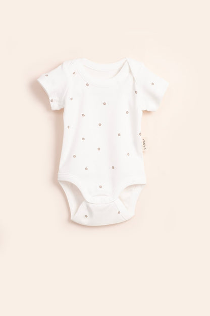 Organic Cotton Bear Prints Baby Bodysuits – Set of 2 - 0-9M