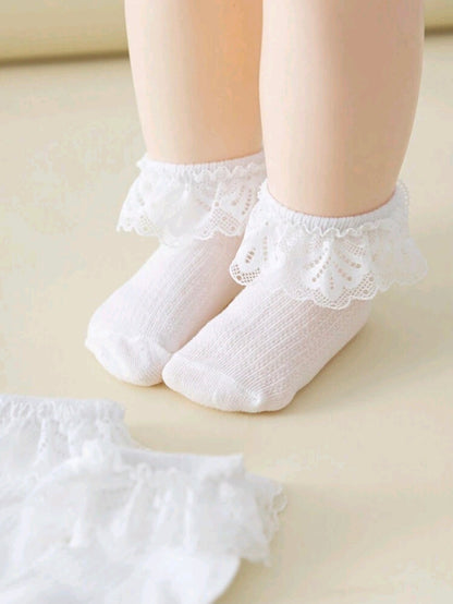 Princess White Socks set of 3 pairs