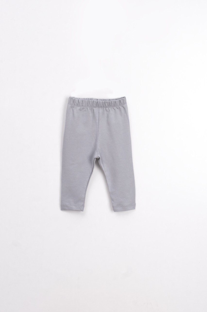 Pure Organic Cotton Legging - Blue/Green/Beige - 3-24M