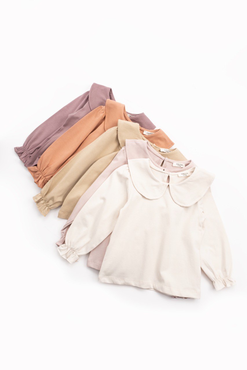 Petal Top - Off-White/Pink - 1-6Y