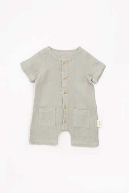 Baby Muslin Romper - Soft Cotton 6M -3Y