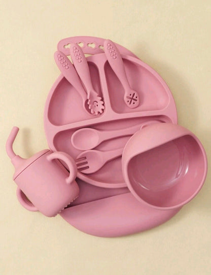 Silicone Tableware Set - 9 PCS