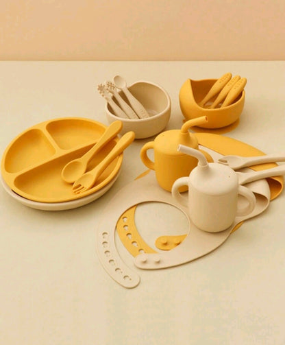Silicone Tableware Set - 9 PCS