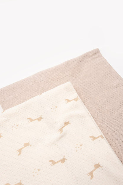 Baby Cotton Blankets 85*95 (100% Cotton) - Set of 2