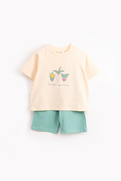 "Home Grown" Summer Short and T-Shirt Set 1-6 Y