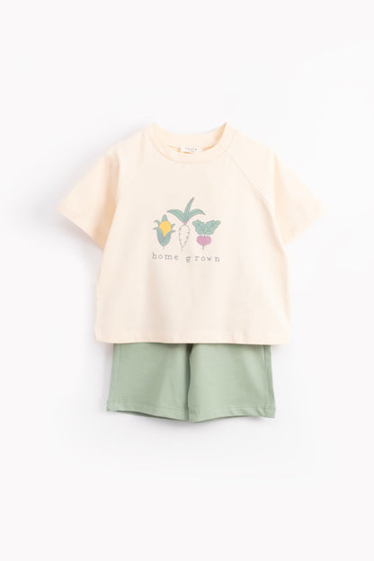 "Home Grown" Summer Short and T-Shirt Set 1-6 Y
