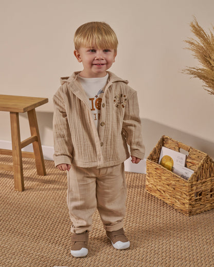 Quilted Muslin 3-piece Outfit Set - 6M-3Y