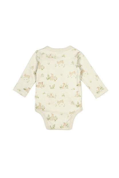 2 PCS Double Breasted Body Bunny - 100% Organic Cotton - 0-9M