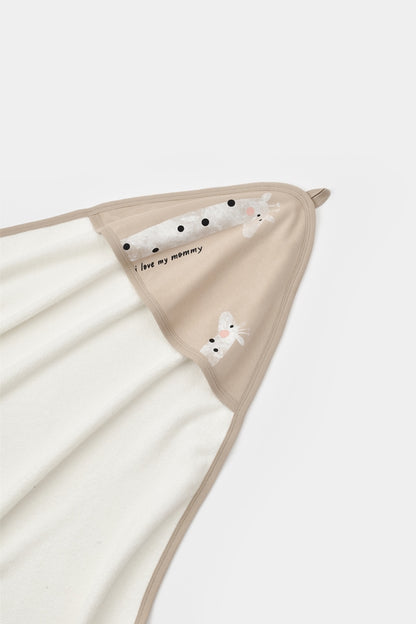 Bath Towel Giraffe - Mink - 100% Organic Cotton