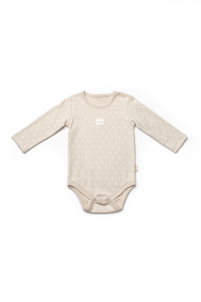 2 PCS Long Sleeve Body Bear - 100% Organic Cotton - 0-24M