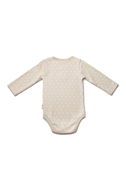 2 PCS Long Sleeve Body Bear - 100% Organic Cotton - 0-24M