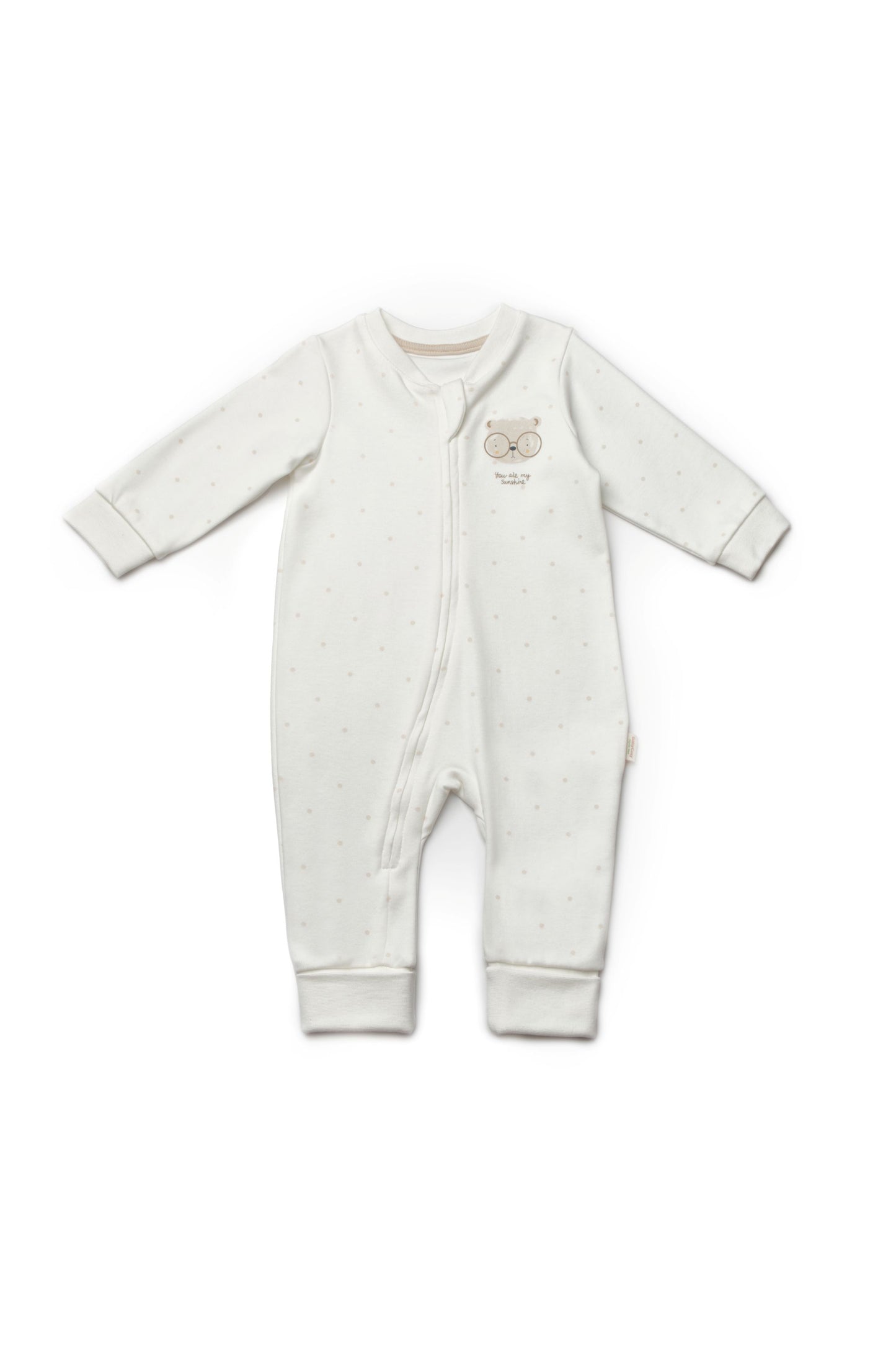 Zippered Romper - 100% Organic Cotton