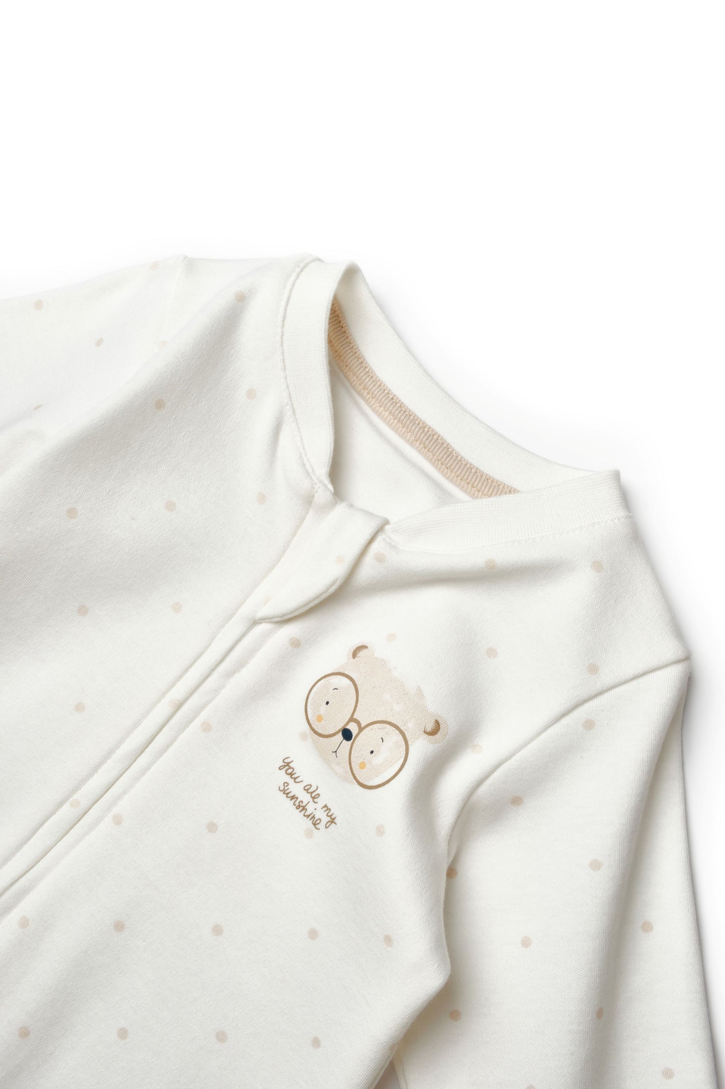 Zippered Romper - 100% Organic Cotton