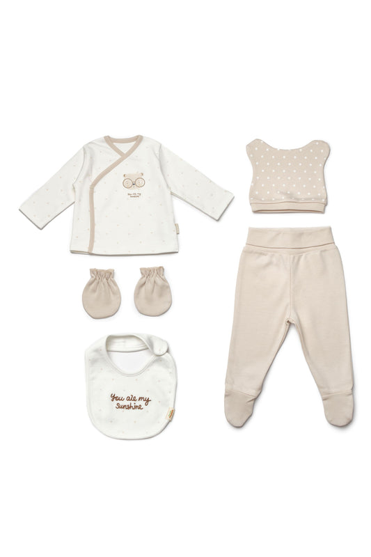 Newborn Set Bear 5 PCS - 100% Organic Cotton