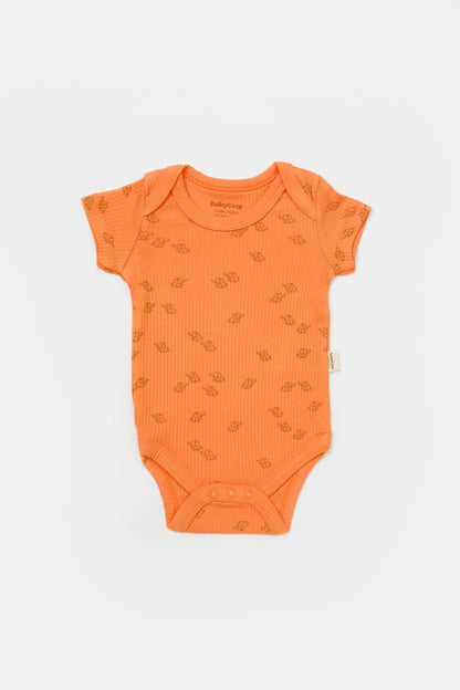 2 PCS Short Sleeve Body - Stone/Apricot - 0-24M
