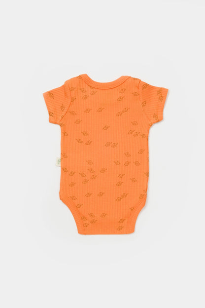 2 PCS Short Sleeve Body - Stone/Apricot - 0-24M