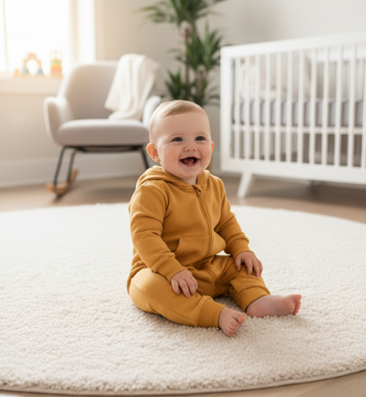 Butterscotch Romper - Fleeced - 6M-3Y