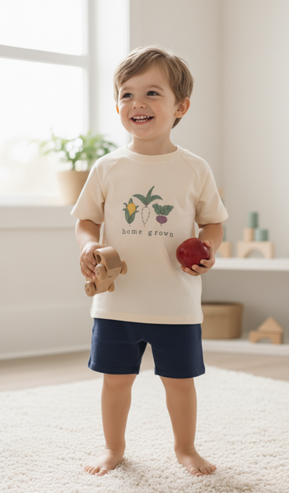 "Home Grown" Summer Short and T-Shirt Set 1-6 Y