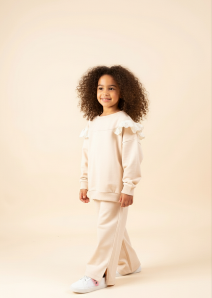 Tiny Elegance Set - Beige/Pink/Muted Mauve - 1-6Y