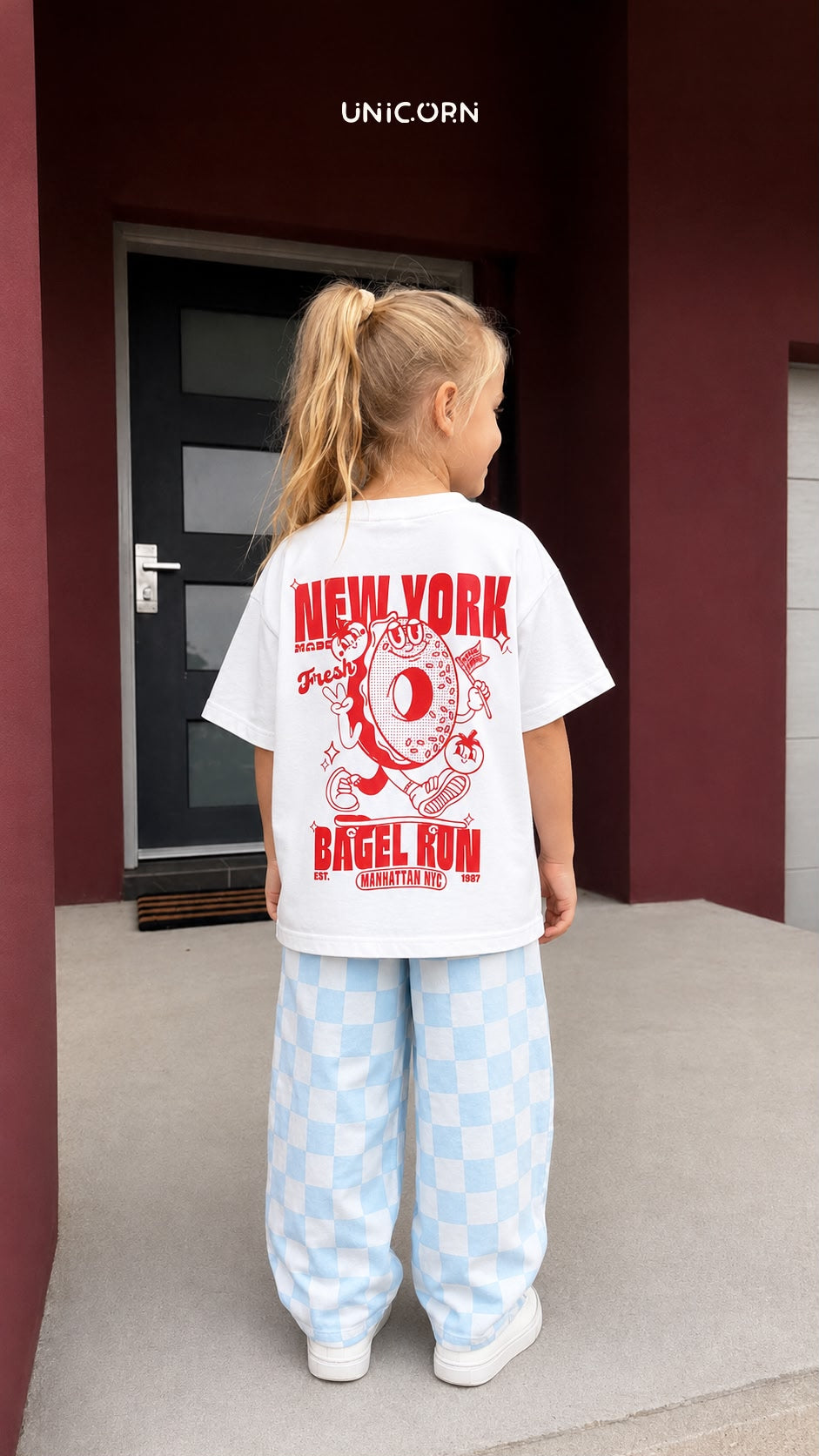 New York BAGELS - Pants & Tshirt Set - 2-8Y