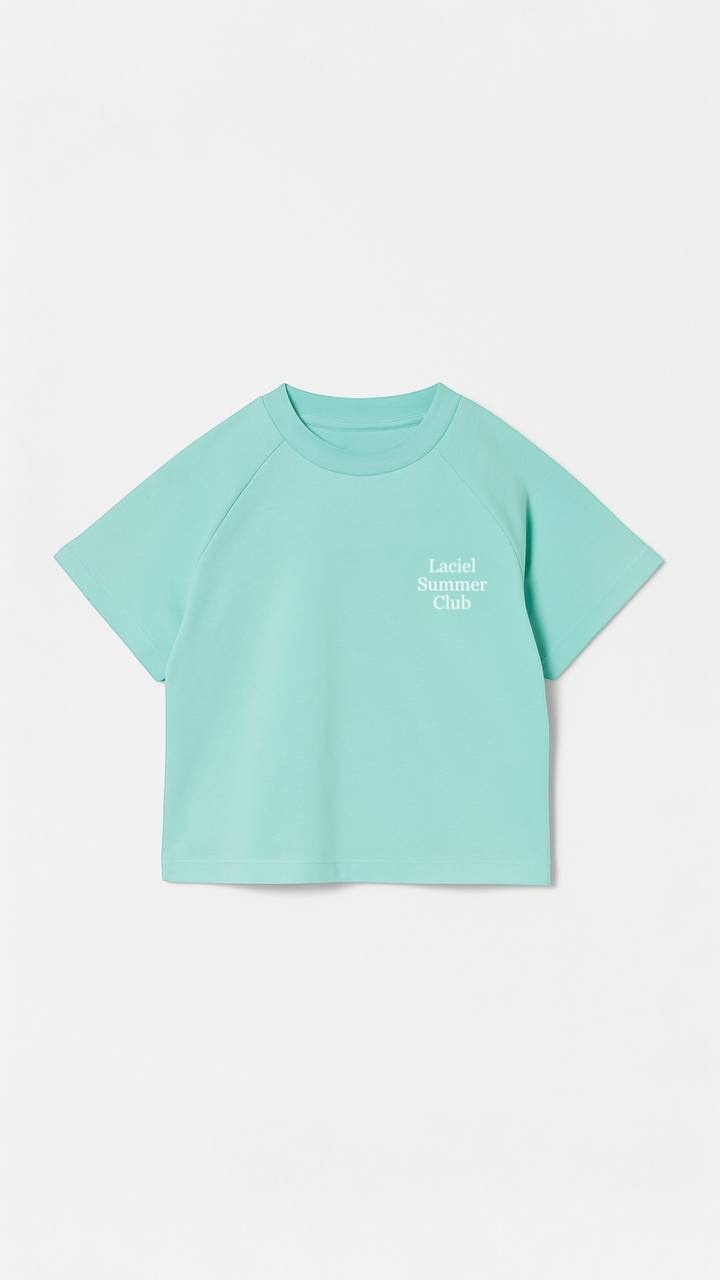 Turquoise Tshirt - LaCiel Summer Club - 3-10Y