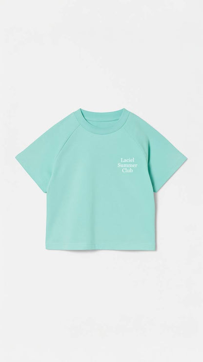Turquoise Tshirt - LaCiel Summer Club - 3-10Y