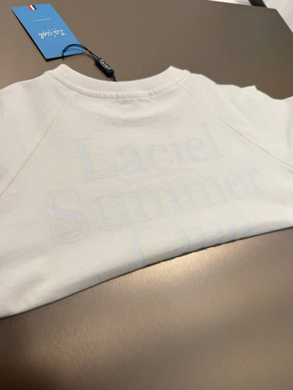 White Tshirt - LaCiel Summer Club - 2-7Y