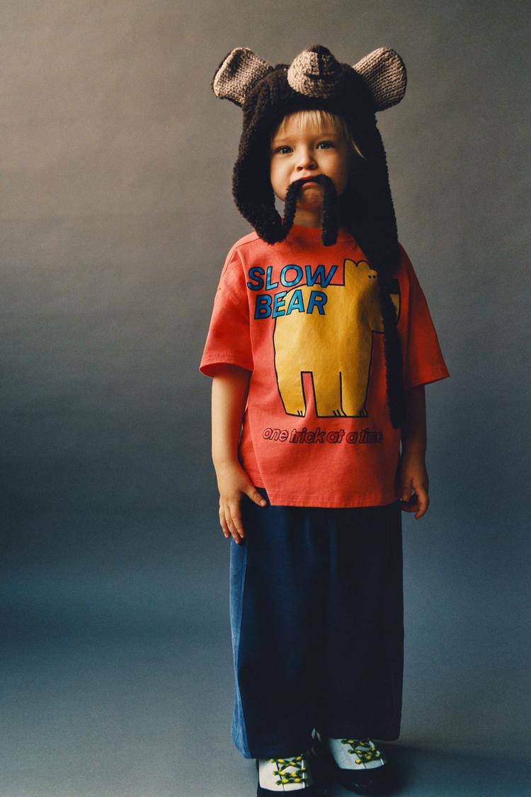 The SLOW Bear - Pants & Tshirt Set - 2-7Y