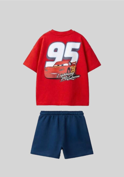 Lightning McQueen - Short & Tshirt Set - 2-8Y