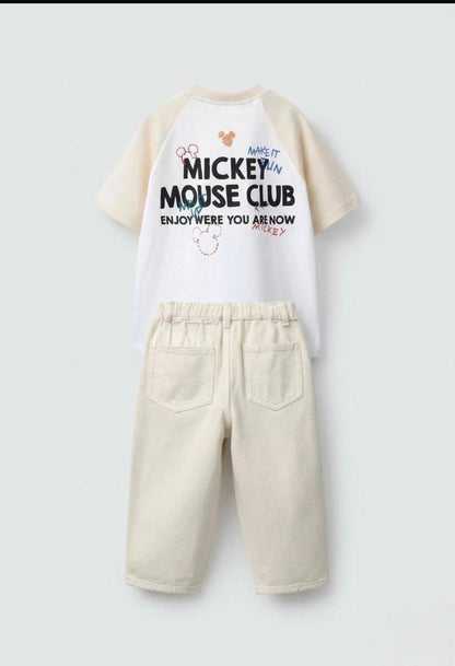 Pants & Tshirt Set - Mickey Mouse Club - 2-7Y