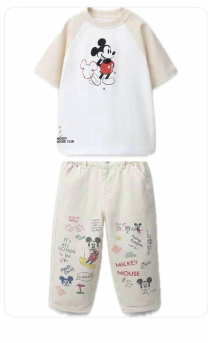 Pants & Tshirt Set - Mickey Mouse Club - 2-7Y