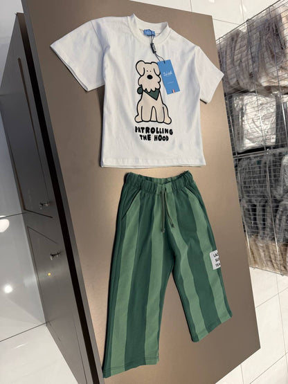 Patrolling the Hood - Pants & Tshirt Set - 2-7Y
