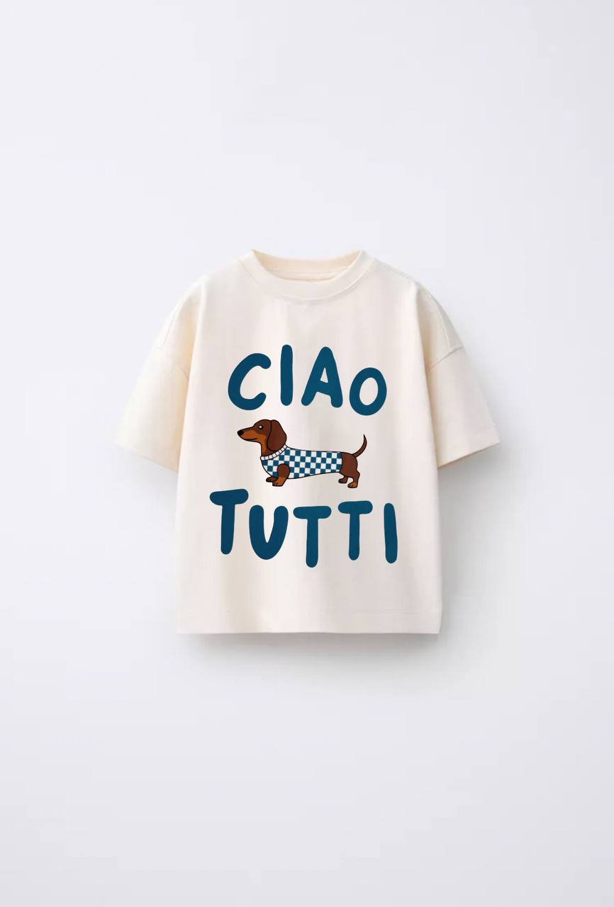 CIAO TUTTI DOG - Tshirt - 2-7Y
