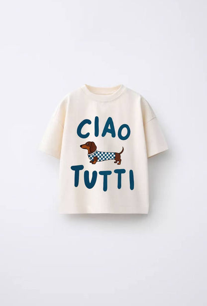 CIAO TUTTI DOG - Tshirt - 2-7Y