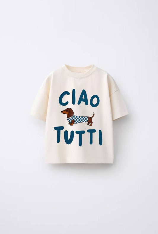 CIAO TUTTI DOG - Tshirt - 2-7Y