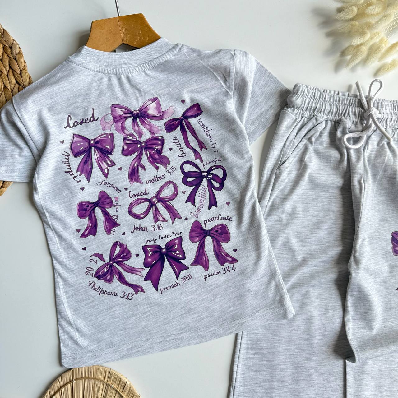 The Purple Ribbon - Pants & Tshirt Set - 3-10Y
