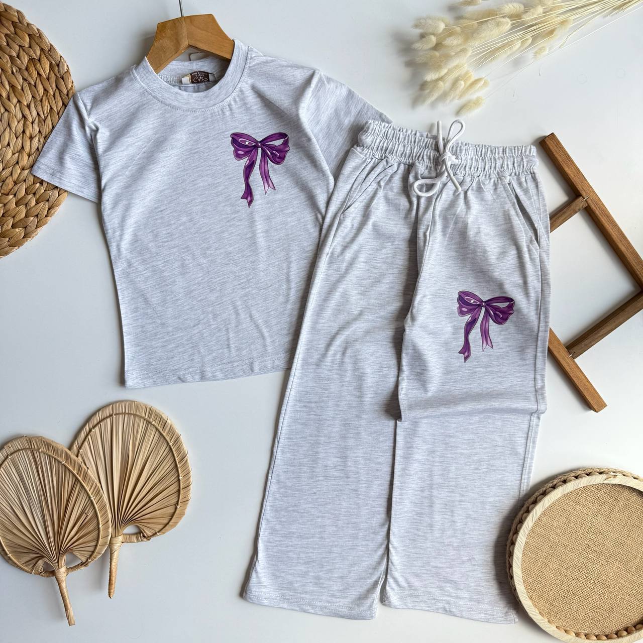 The Purple Ribbon - Pants & Tshirt Set - 3-10Y