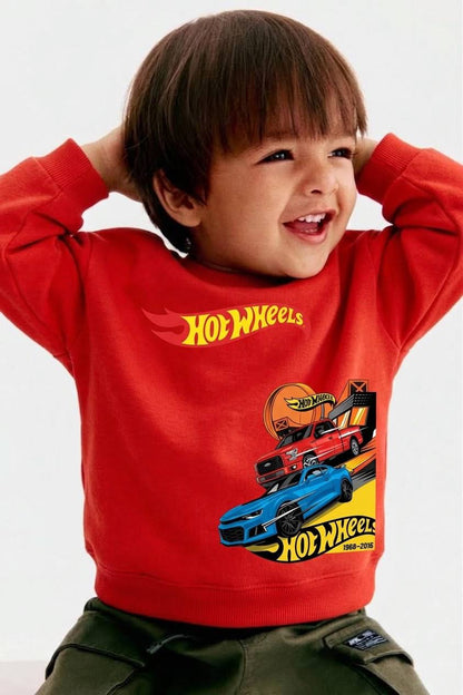 Hot Wheels Sweater - 2-8Y