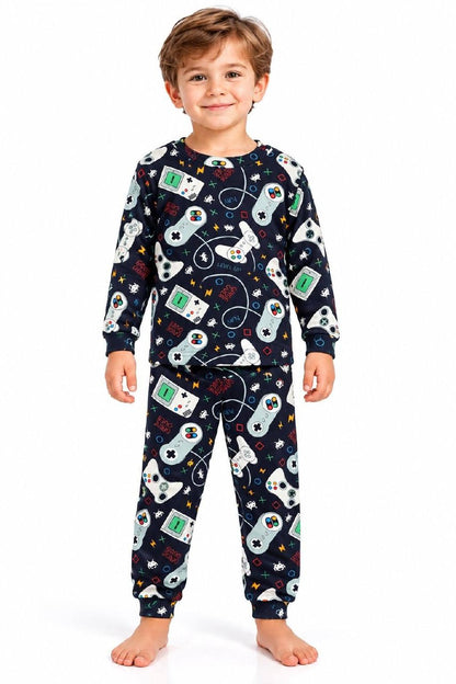 Boy Cotton Pyjamas - Retro Gaming - 3-8Y