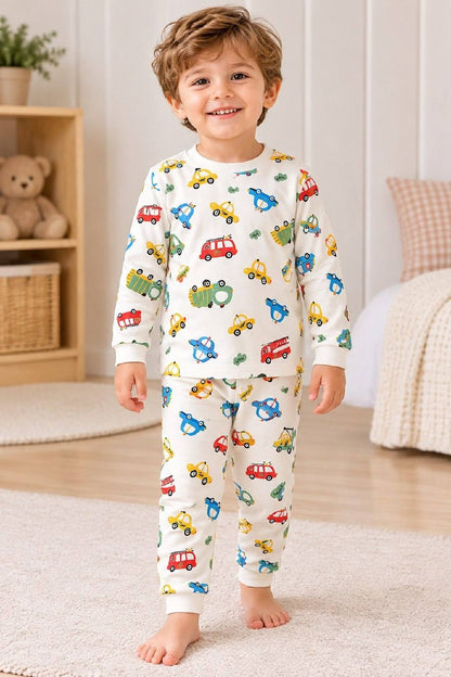 Boy Cotton Pyjamas - Adventures - 1-4Y