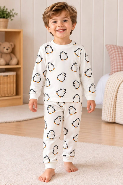 Boy Cotton Pyjamas - Forest Friends/Penguins - 1-4Y