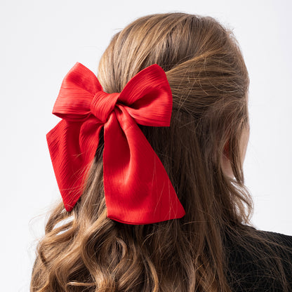 Red Textured Kids Hair Clip