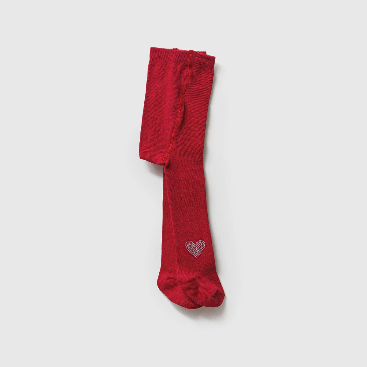 Red Baby Heart tights - 0-24M