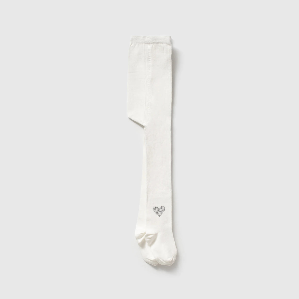 Heart tights - Beige/Ecru - 1-5Y