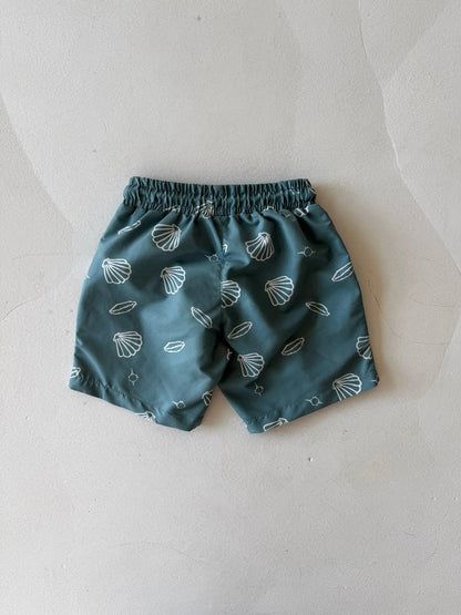 Boy Seashell Swim Shorts - 3-9Y
