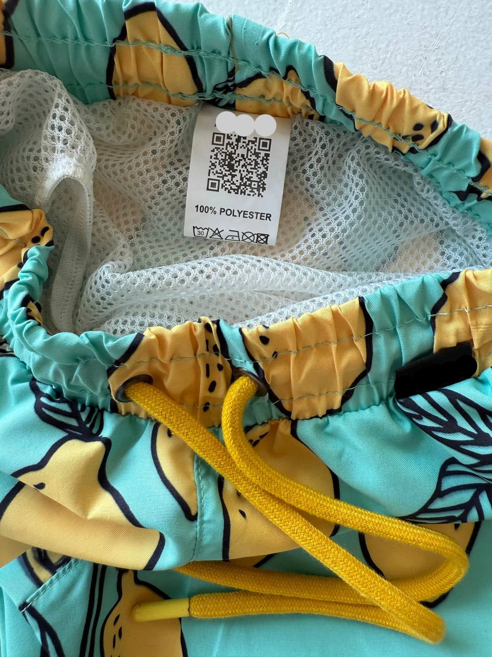 Boy Mediterranean Lemon Swim Shorts - 3-9Y